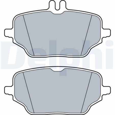 Jeu de quatre plaquettes de frein à disque DELPHI