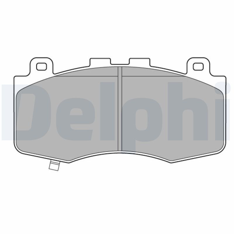 Jeu de quatre plaquettes de frein à disque DELPHI