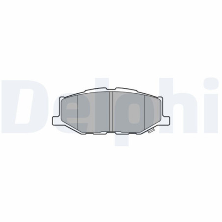 Jeu de quatre plaquettes de frein à disque DELPHI