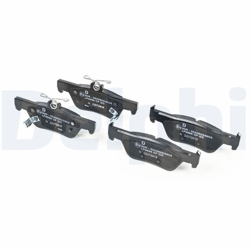 Jeu de quatre plaquettes de frein à disque DELPHI