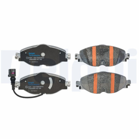 Jeu de quatre plaquettes de frein à disque DELPHI