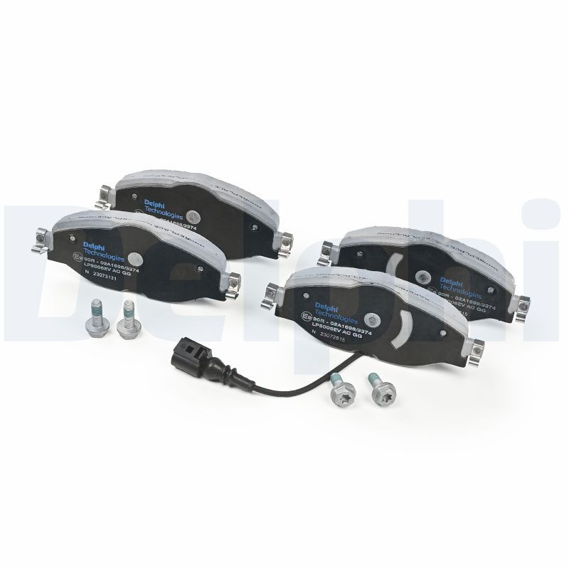 Jeu de quatre plaquettes de frein à disque DELPHI
