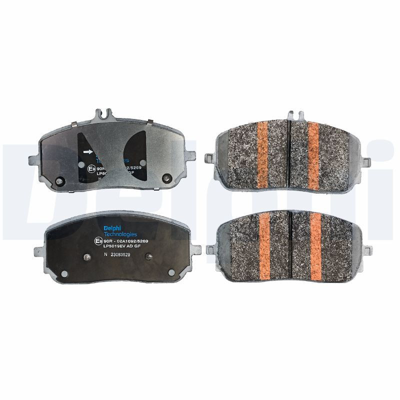 Jeu de quatre plaquettes de frein à disque DELPHI