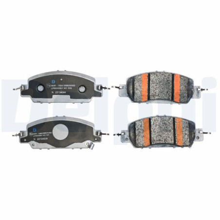 Jeu de quatre plaquettes de frein à disque DELPHI