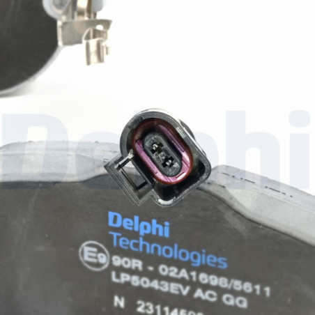 Jeu de quatre plaquettes de frein à disque DELPHI