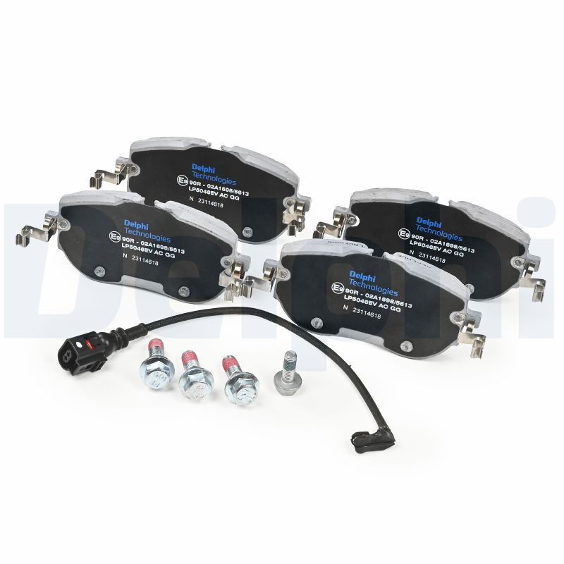Jeu de quatre plaquettes de frein à disque DELPHI
