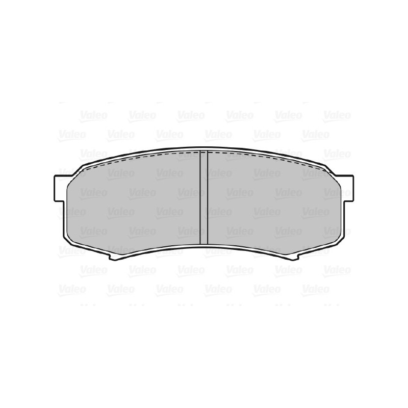 Jeu de quatre plaquettes de frein à disque VALEO