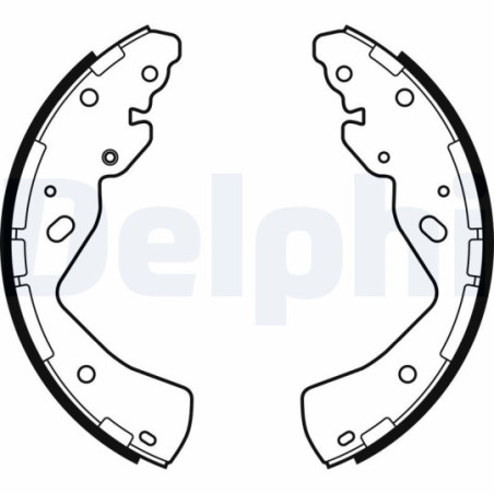 Jeu de mâchoires de frein...