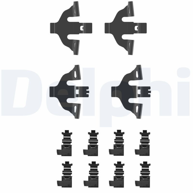 Kit d'accessoires (plaquette de frein) DELPHI