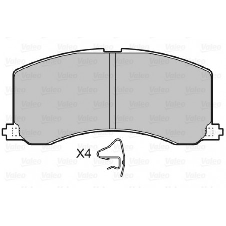 Jeu de quatre plaquettes de...
