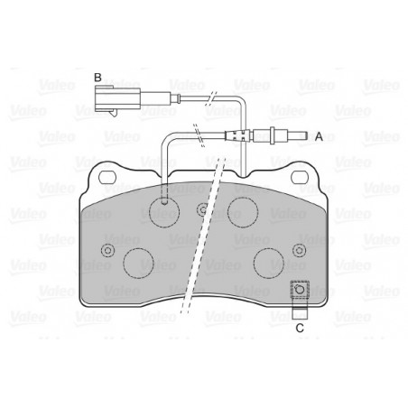 Jeu de quatre plaquettes de...