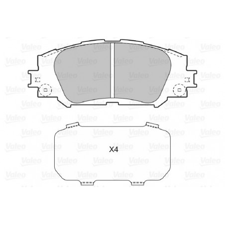 Jeu de quatre plaquettes de...