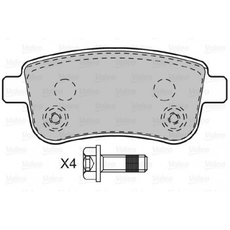 Jeu de quatre plaquettes de...