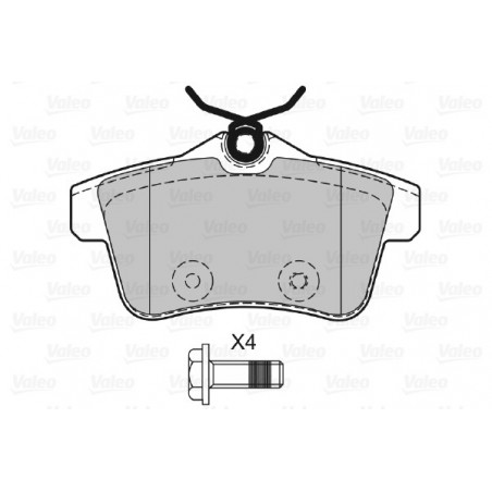 Jeu de quatre plaquettes de...