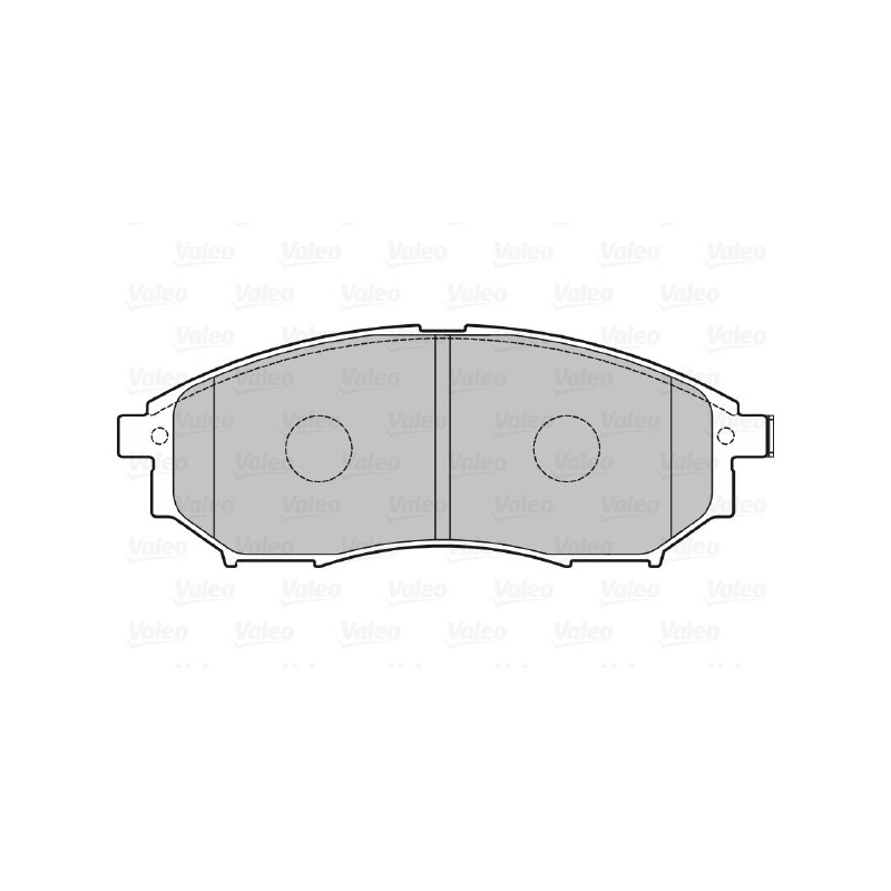 Jeu de quatre plaquettes de frein à disque VALEO