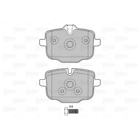 Jeu de quatre plaquettes de...