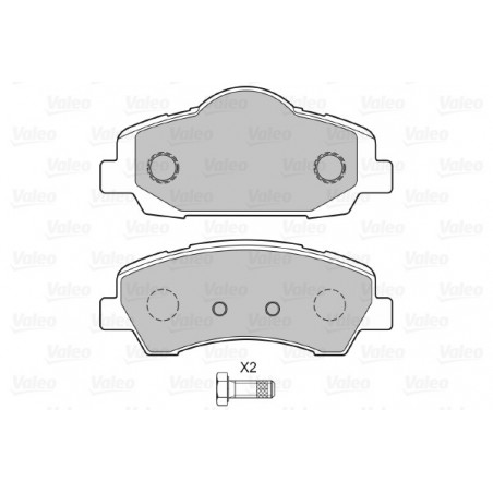 Jeu de quatre plaquettes de...