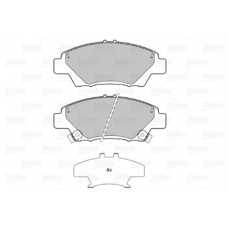 Jeu de quatre plaquettes de...