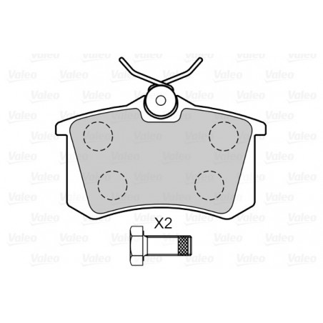 Jeu de quatre plaquettes de...