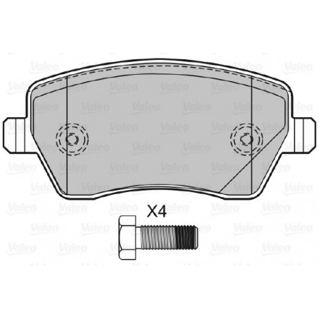 Jeu de quatre plaquettes de...