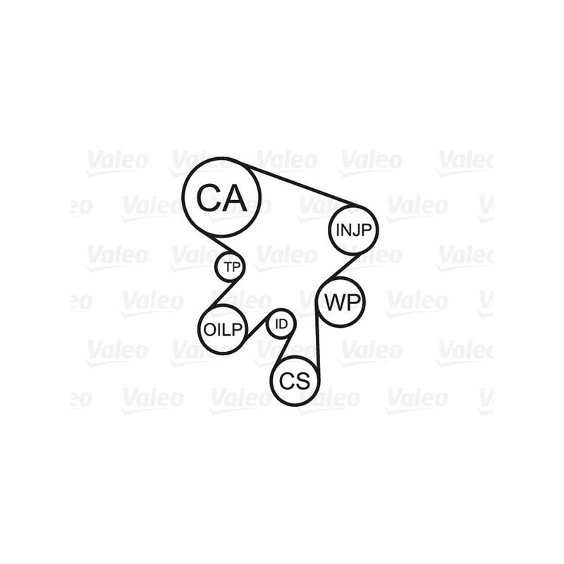 Kit de distribution + pompe à eau VALEO