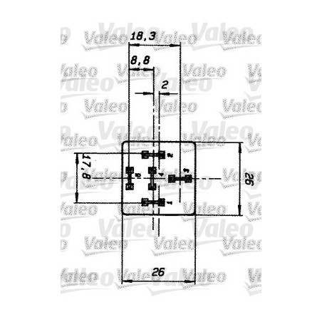 Relais (courant de travail) VALEO