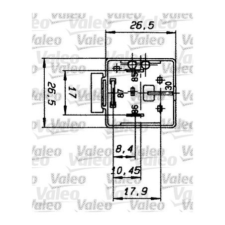 Relais (courant de travail) VALEO