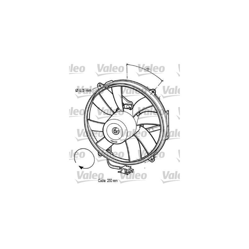 Ventilateur (refroidissement moteur) VALEO