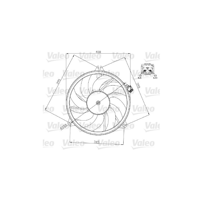 Ventilateur (refroidissement moteur) VALEO