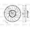 Ventilateur (refroidissement moteur) VALEO