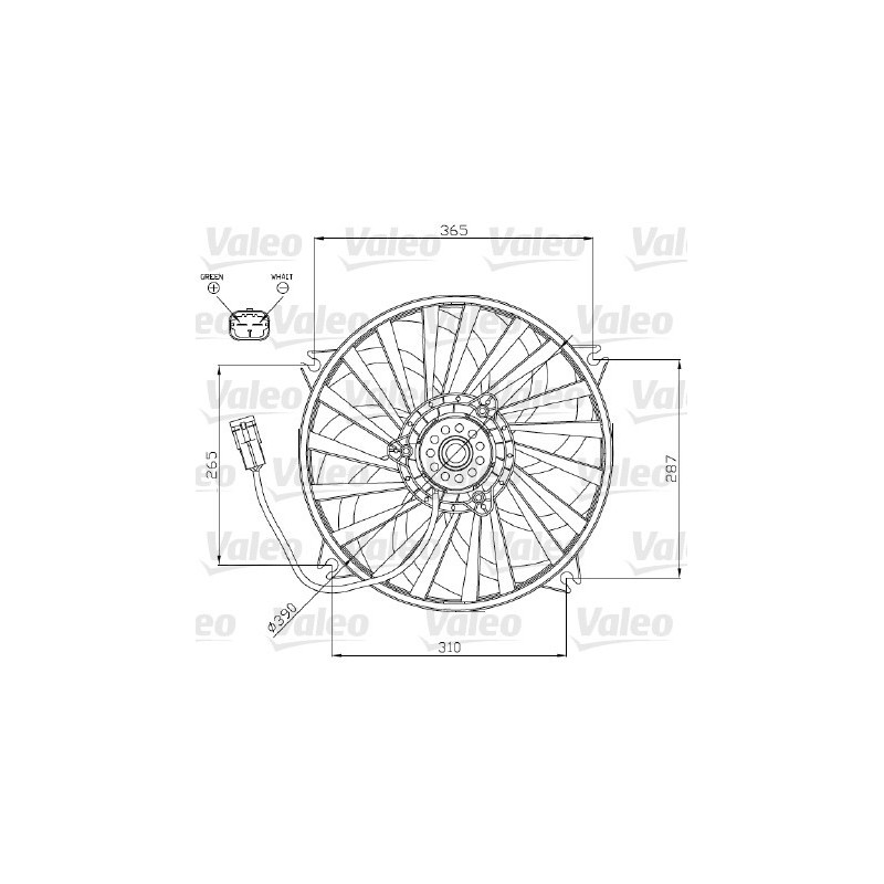 Ventilateur (refroidissement moteur) VALEO