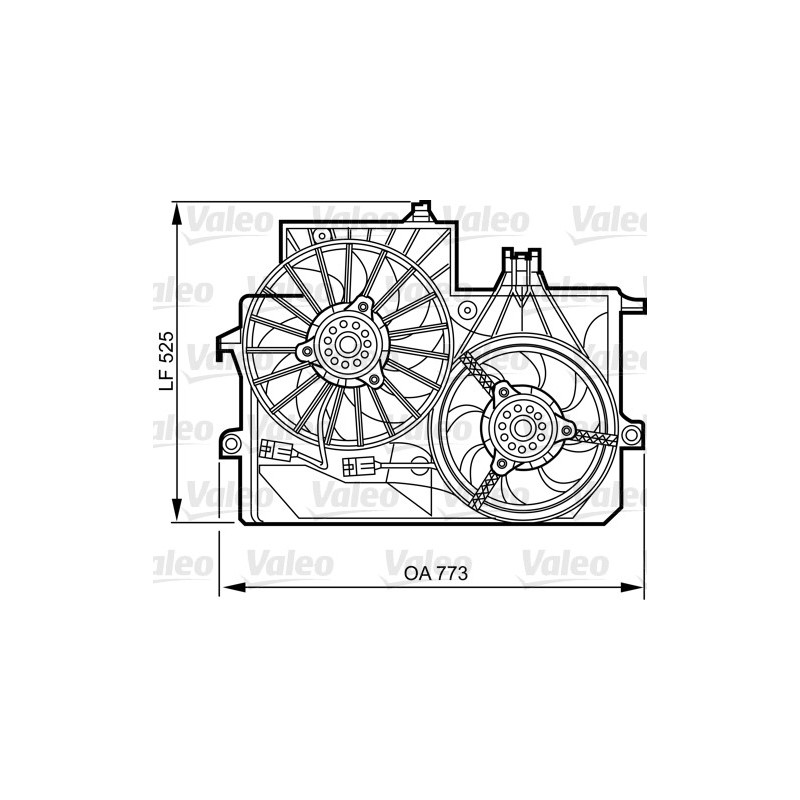 Ventilateur (refroidissement moteur) VALEO