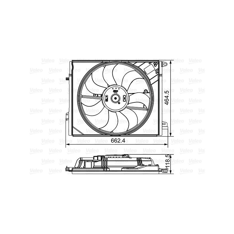 Ventilateur (refroidissement moteur) VALEO