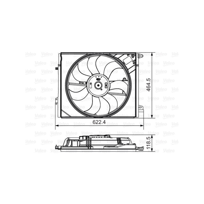 Ventilateur (refroidissement moteur) VALEO