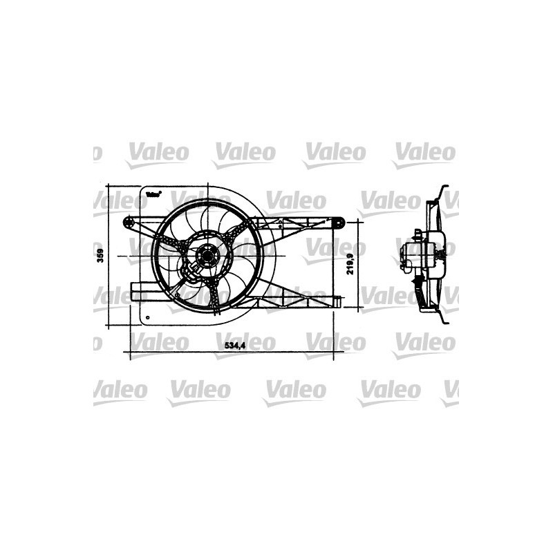 Ventilateur (refroidissement moteur) VALEO