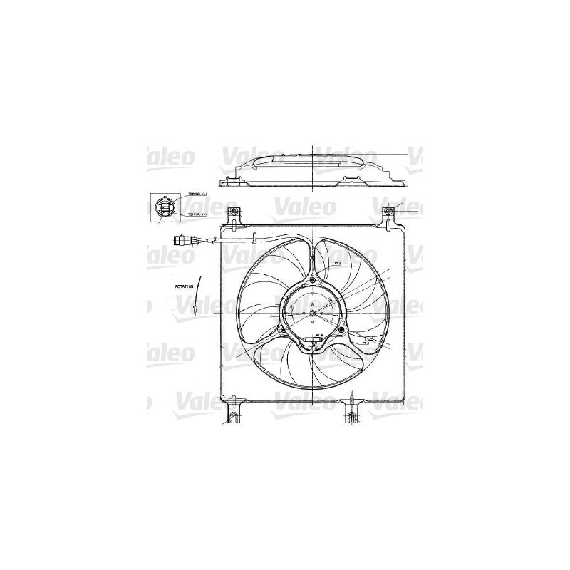 Ventilateur (refroidissement moteur) VALEO