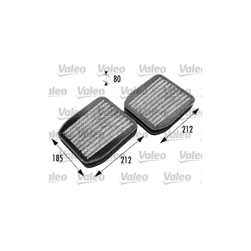 Filtre d'habitacle VALEO