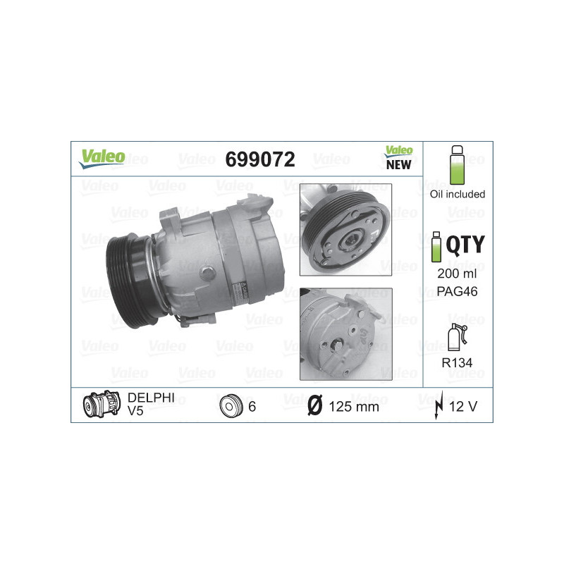 Compresseur de climatisation VALEO