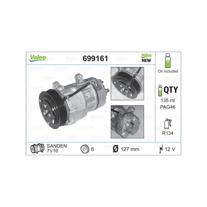 Compresseur de climatisation VALEO