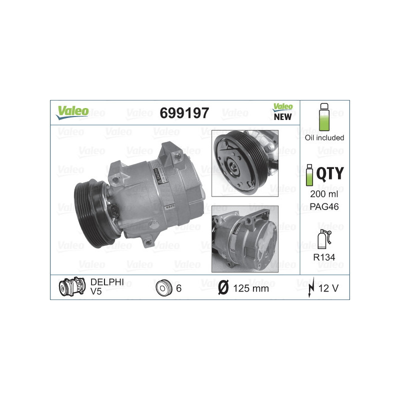 Compresseur de climatisation VALEO