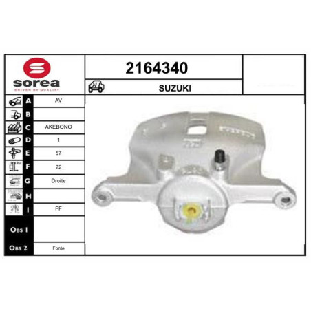 Étrier de frein EAI