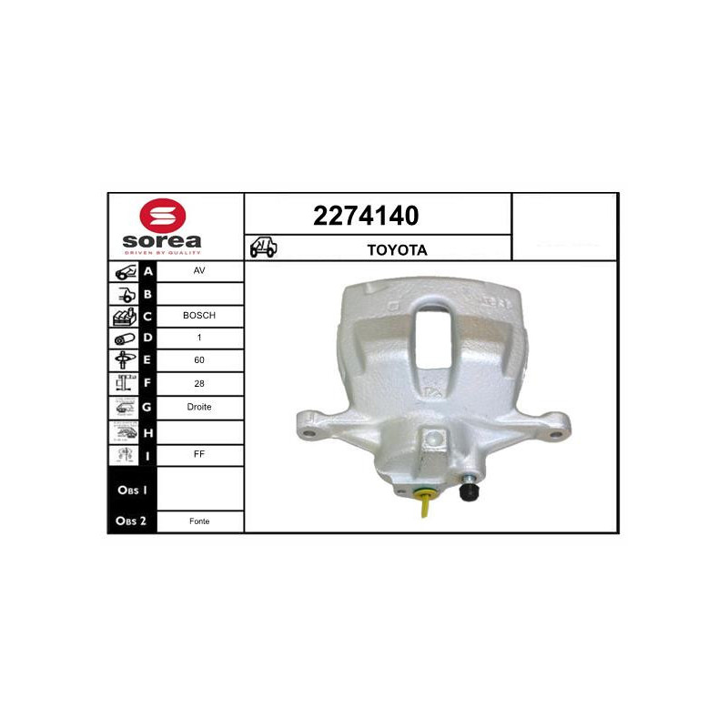 Étrier de frein EAI