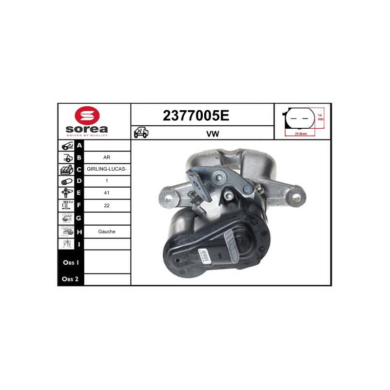 Étrier de frein EAI