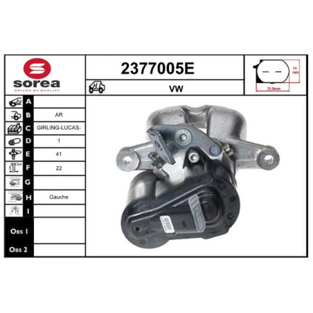 Étrier de frein EAI