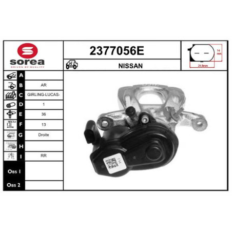 Étrier de frein EAI