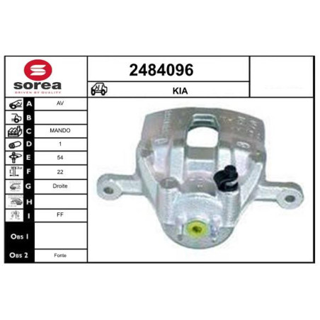 Étrier de frein EAI