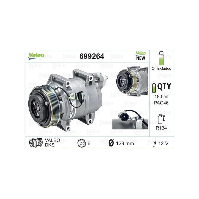 Compresseur de climatisation VALEO