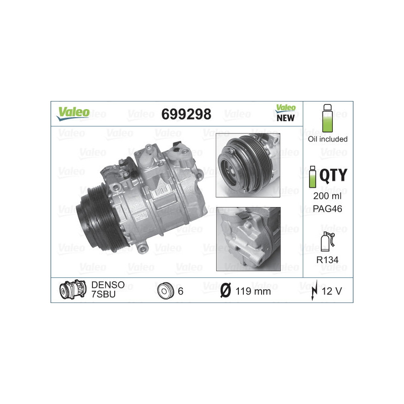 Compresseur de climatisation VALEO