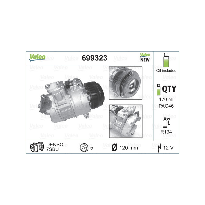 Compresseur de climatisation VALEO