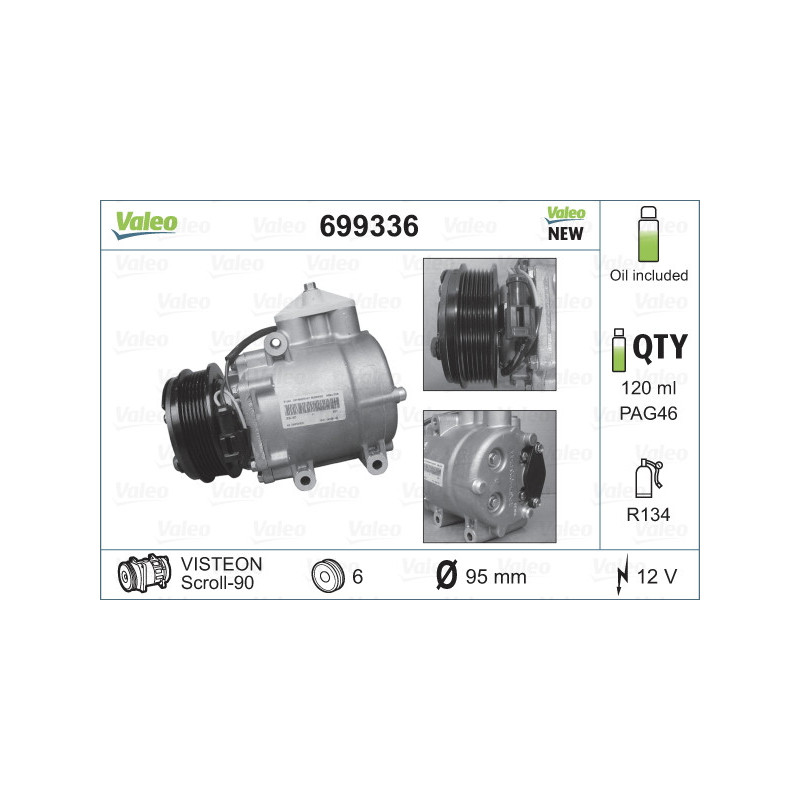 Compresseur de climatisation VALEO